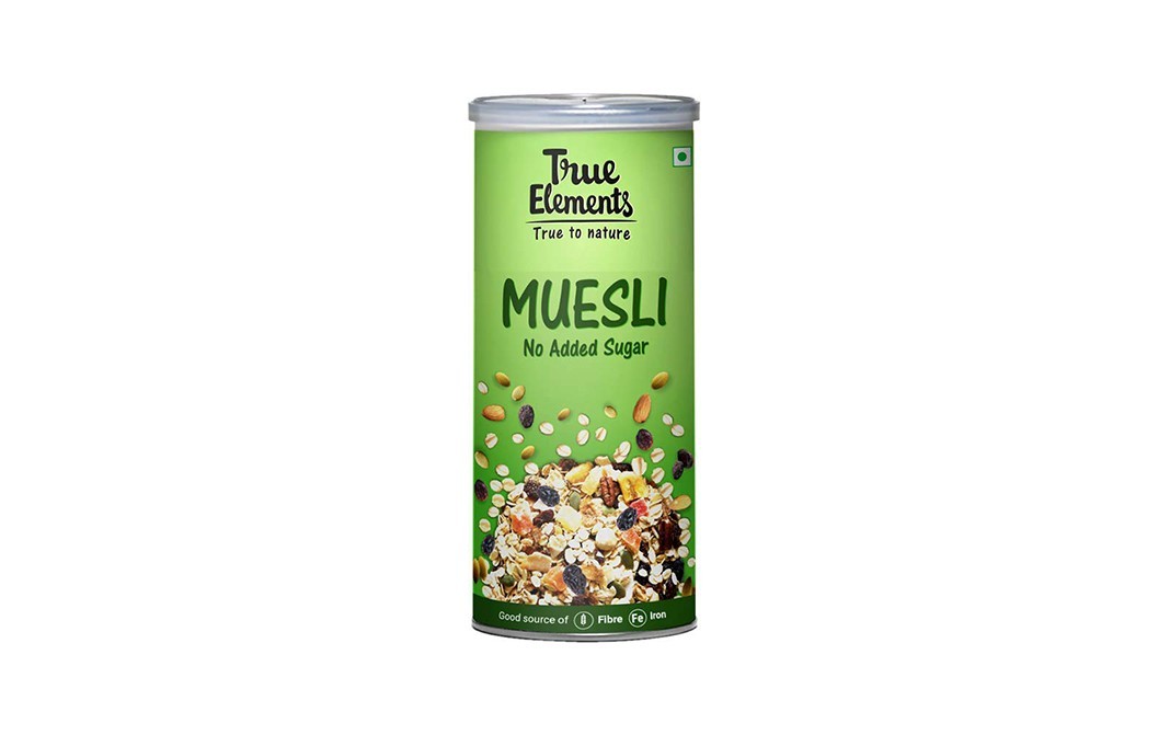 True Elements Muesli No Added Sugar    Jar  400 grams